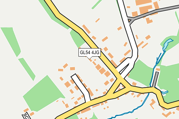 GL54 4JG map - OS OpenMap – Local (Ordnance Survey)