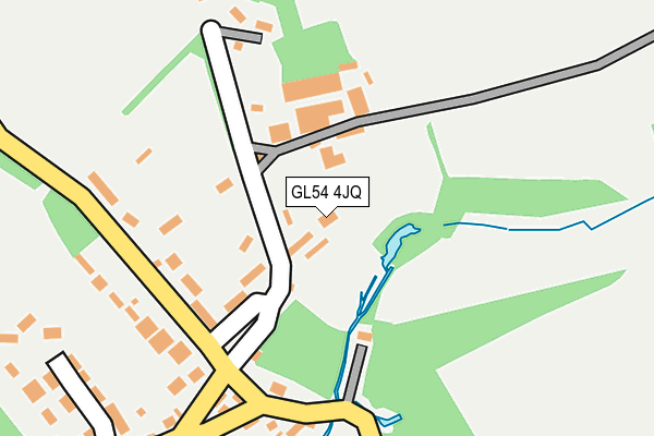 GL54 4JQ map - OS OpenMap – Local (Ordnance Survey)