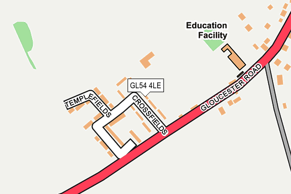Map of FORRESTER ACCESS LIMITED at local scale