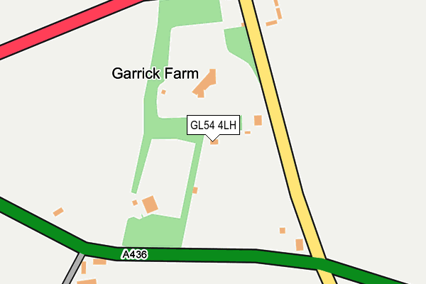 GL54 4LH map - OS OpenMap – Local (Ordnance Survey)