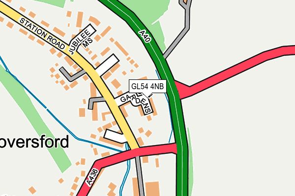 GL54 4NB map - OS OpenMap – Local (Ordnance Survey)