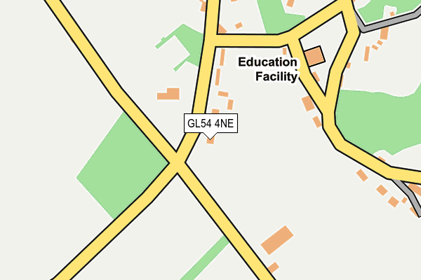 GL54 4NE map - OS OpenMap – Local (Ordnance Survey)