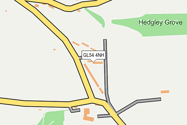 GL54 4NH map - OS OpenMap – Local (Ordnance Survey)