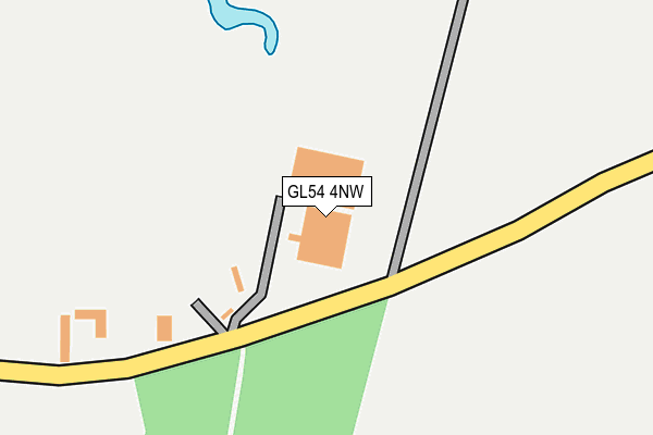 GL54 4NW map - OS OpenMap – Local (Ordnance Survey)