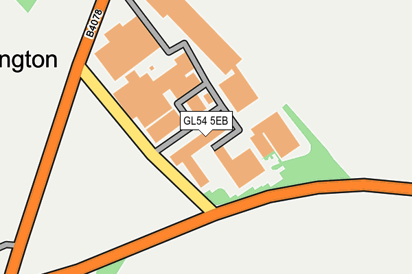 GL54 5EB map - OS OpenMap – Local (Ordnance Survey)