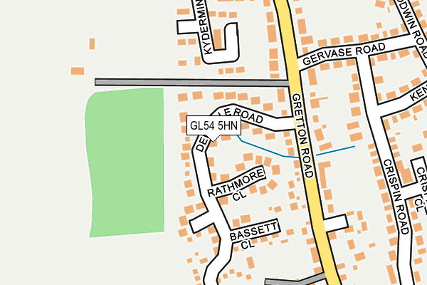 GL54 5HN map - OS OpenMap – Local (Ordnance Survey)