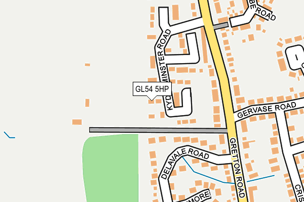 GL54 5HP map - OS OpenMap – Local (Ordnance Survey)