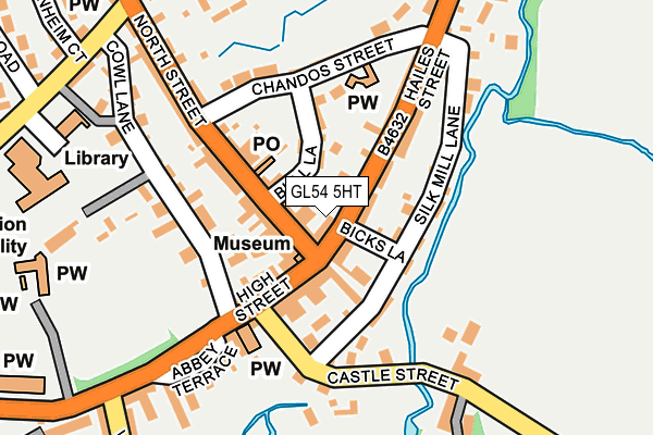 GL54 5HT map - OS OpenMap – Local (Ordnance Survey)