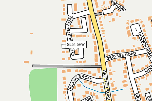 GL54 5HW map - OS OpenMap – Local (Ordnance Survey)