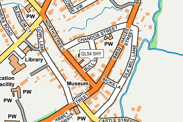 GL54 5HY map - OS OpenMap – Local (Ordnance Survey)