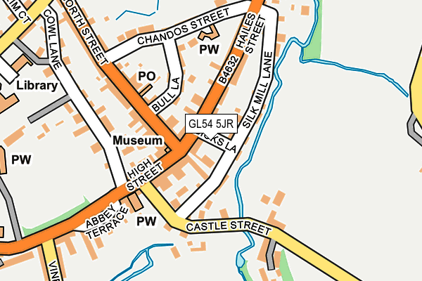 GL54 5JR map - OS OpenMap – Local (Ordnance Survey)