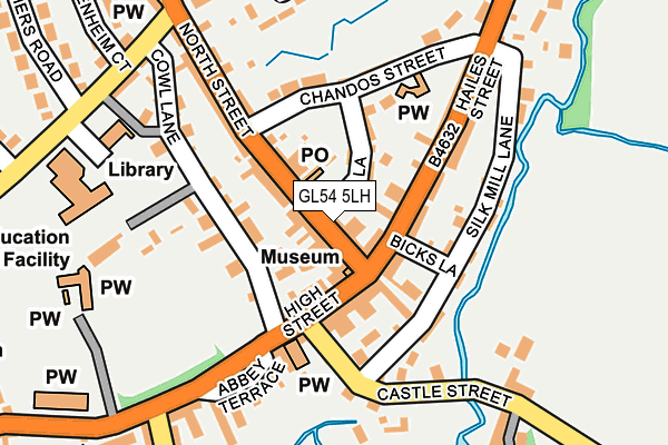 GL54 5LH map - OS OpenMap – Local (Ordnance Survey)