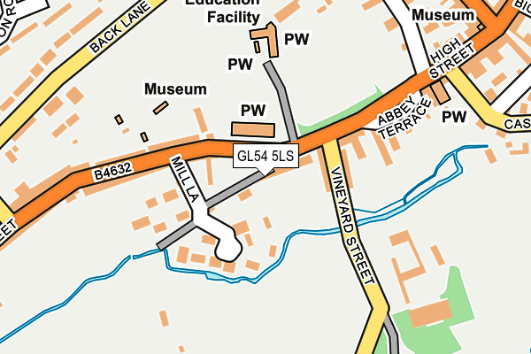 GL54 5LS map - OS OpenMap – Local (Ordnance Survey)