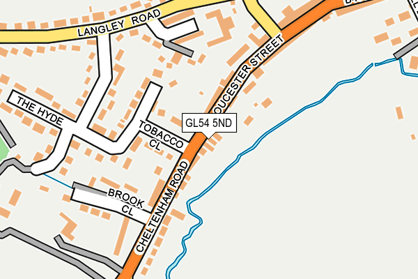 GL54 5ND map - OS OpenMap – Local (Ordnance Survey)