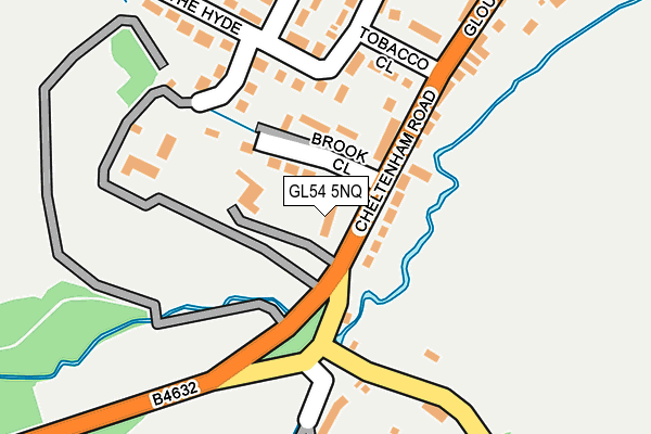 GL54 5NQ map - OS OpenMap – Local (Ordnance Survey)