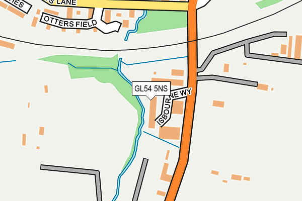 GL54 5NS map - OS OpenMap – Local (Ordnance Survey)