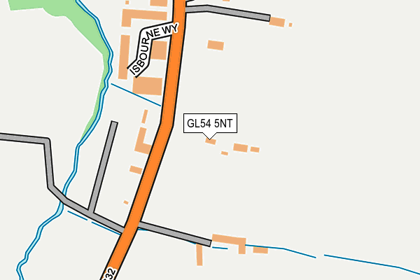 GL54 5NT map - OS OpenMap – Local (Ordnance Survey)