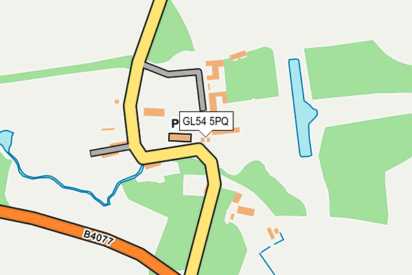 GL54 5PQ map - OS OpenMap – Local (Ordnance Survey)