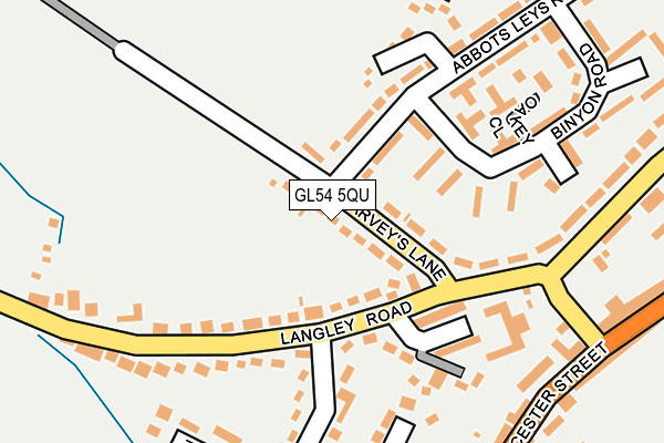 GL54 5QU map - OS OpenMap – Local (Ordnance Survey)