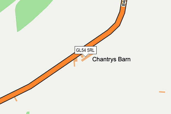GL54 5RL map - OS OpenMap – Local (Ordnance Survey)