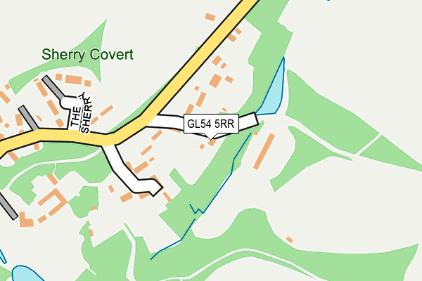GL54 5RR map - OS OpenMap – Local (Ordnance Survey)