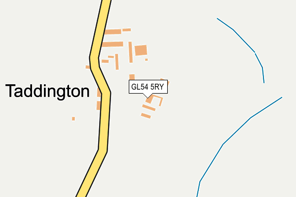 GL54 5RY map - OS OpenMap – Local (Ordnance Survey)