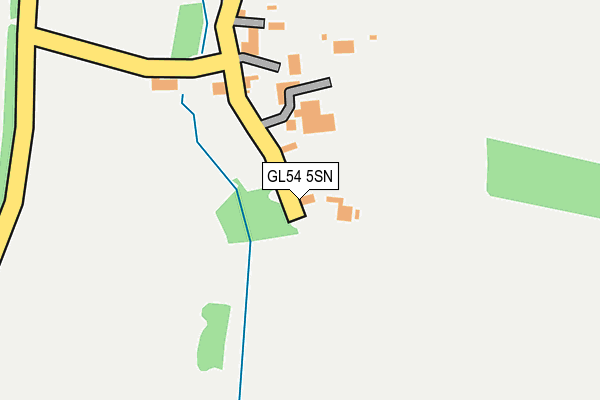 GL54 5SN map - OS OpenMap – Local (Ordnance Survey)