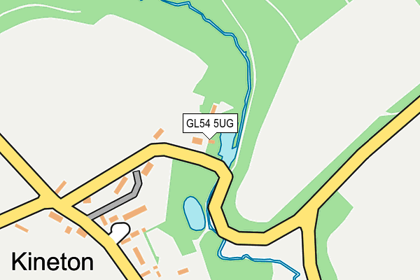 GL54 5UG map - OS OpenMap – Local (Ordnance Survey)