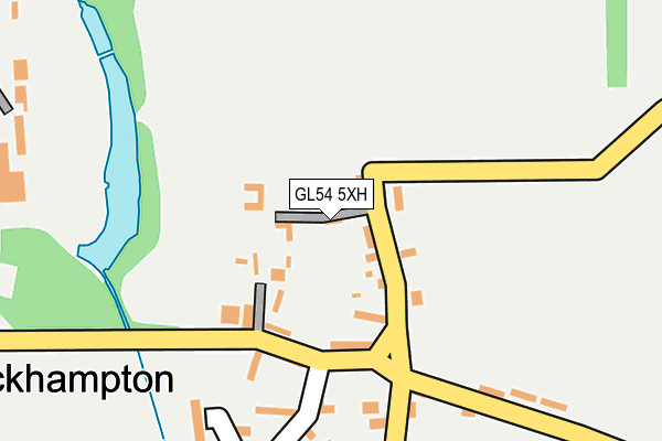 GL54 5XH map - OS OpenMap – Local (Ordnance Survey)