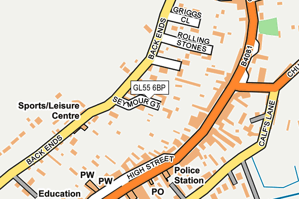 Map of DARE TO BUILD (CHIPPING CAMPDEN) LTD at local scale