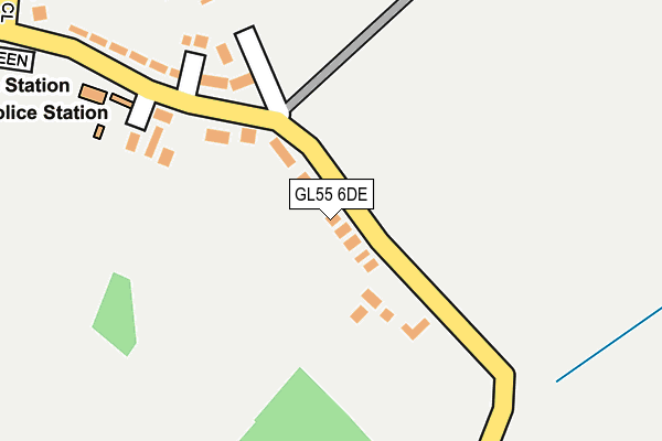 GL55 6DE map - OS OpenMap – Local (Ordnance Survey)