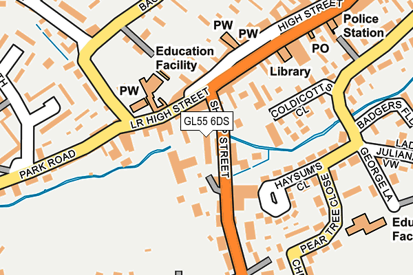 Map of CAROLINE RICHARDSON JEWELLERY LTD. at local scale