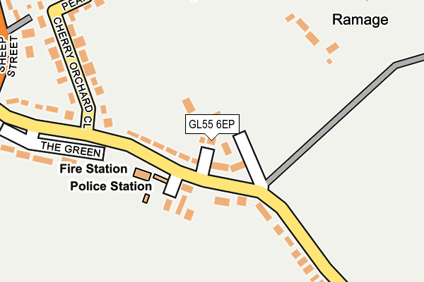 GL55 6EP map - OS OpenMap – Local (Ordnance Survey)