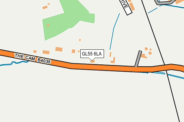 GL55 6LA map - OS OpenMap – Local (Ordnance Survey)
