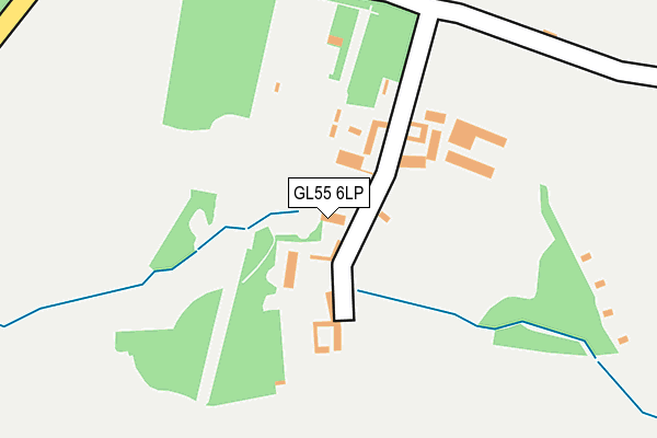 GL55 6LP map - OS OpenMap – Local (Ordnance Survey)
