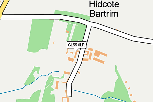 GL55 6LR map - OS OpenMap – Local (Ordnance Survey)