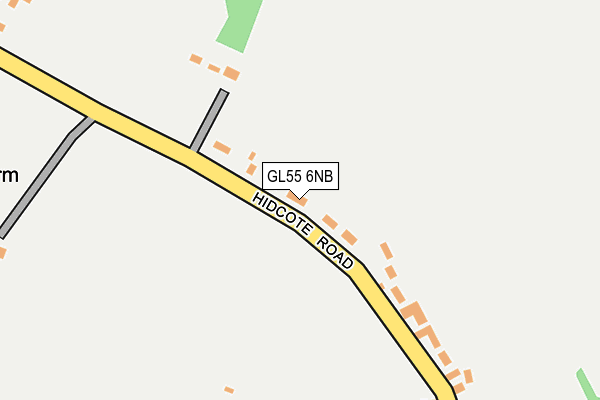 GL55 6NB map - OS OpenMap – Local (Ordnance Survey)