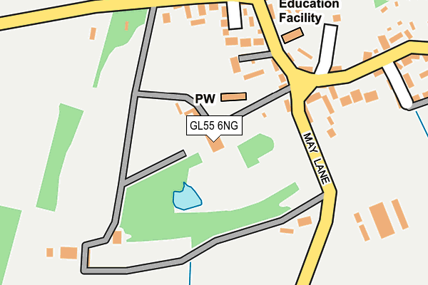 GL55 6NG map - OS OpenMap – Local (Ordnance Survey)