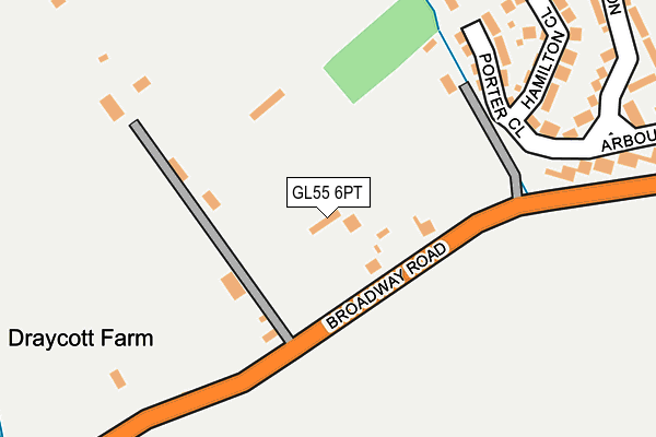 GL55 6PT map - OS OpenMap – Local (Ordnance Survey)