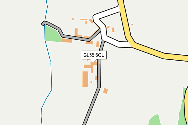 GL55 6QU map - OS OpenMap – Local (Ordnance Survey)