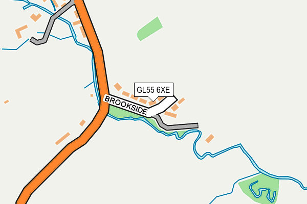 GL55 6XE map - OS OpenMap – Local (Ordnance Survey)