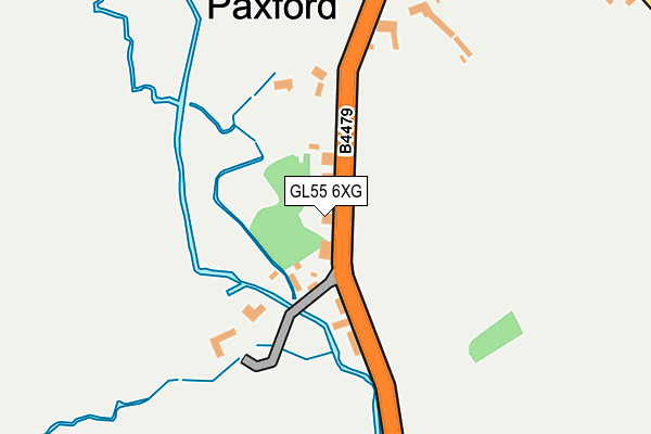 GL55 6XG map - OS OpenMap – Local (Ordnance Survey)