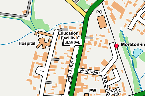 Map of HEADY COMMUNICATIONS LIMITED at local scale