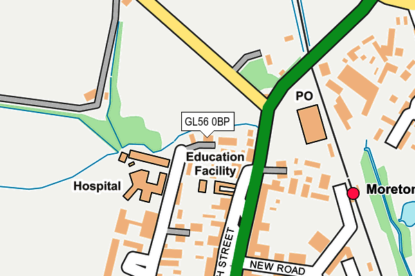 GL56 0BP map - OS OpenMap – Local (Ordnance Survey)