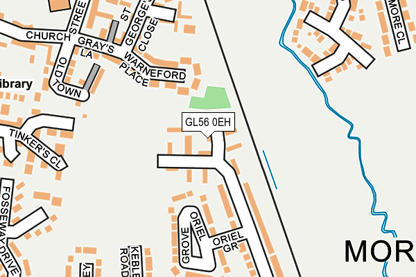 GL56 0EH map - OS OpenMap – Local (Ordnance Survey)