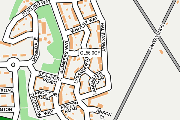 GL56 0GF map - OS OpenMap – Local (Ordnance Survey)