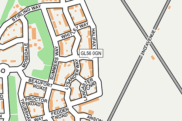 GL56 0GN map - OS OpenMap – Local (Ordnance Survey)
