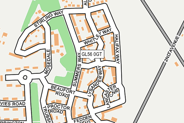 GL56 0GT map - OS OpenMap – Local (Ordnance Survey)