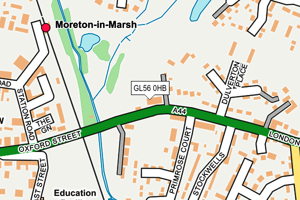 GL56 0HB map - OS OpenMap – Local (Ordnance Survey)