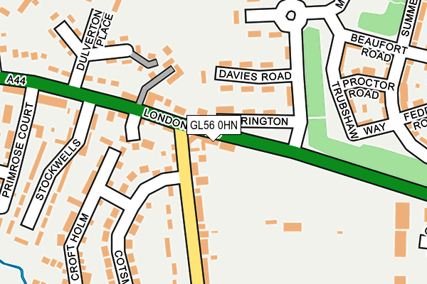 GL56 0HN map - OS OpenMap – Local (Ordnance Survey)